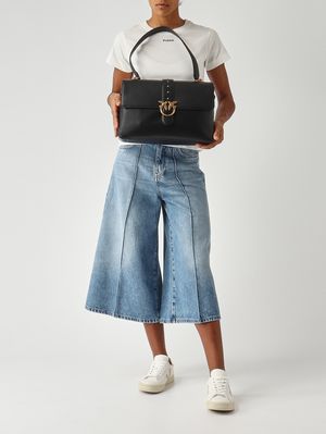 3. Women's Love One Extra Slouchy leather bag Black