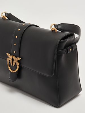 5. Women's Love One Extra Slouchy leather bag Black