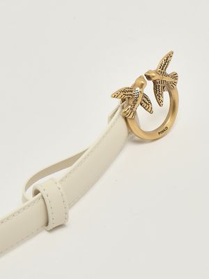 3. Ceinture femme Love Berry H2 en cuir Blanc