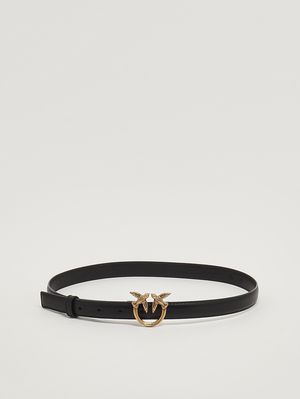 1. Cinturón de mujer Love Berry H2 de piel Negro