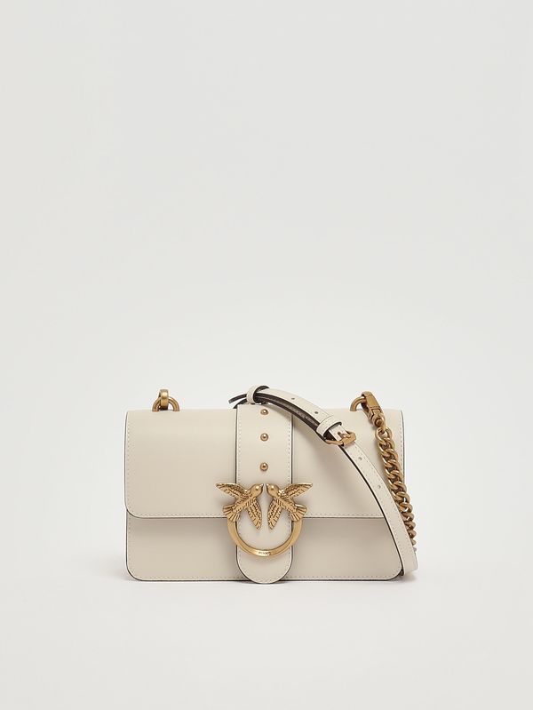 4. Borsa donna Love One Mini in pelle Bianco Pinko 105856a0f1
