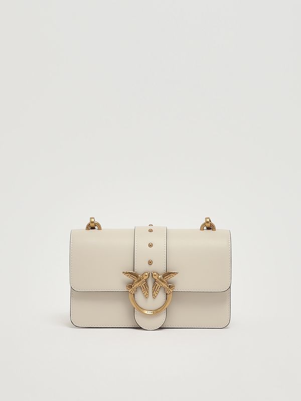 1. Borsa donna Love One Mini in pelle Bianco Pinko 105856a0f1