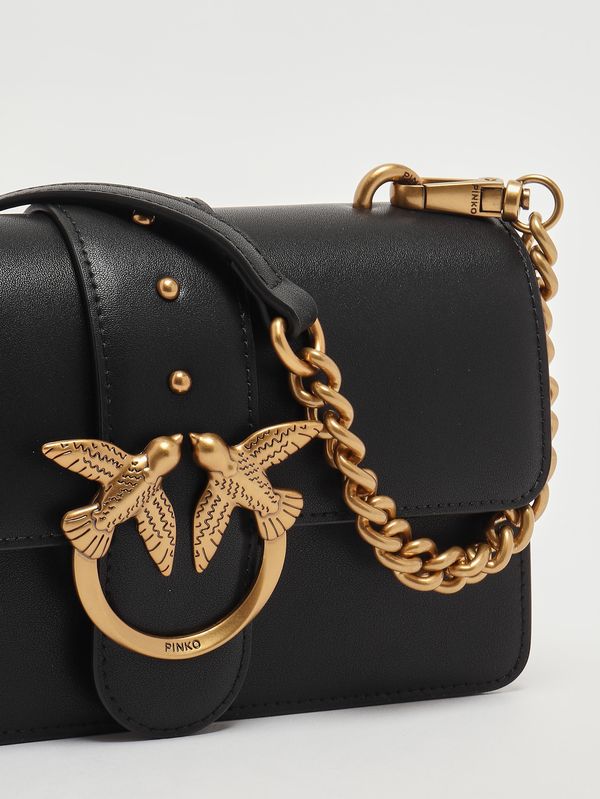 6. Borsa donna Love One Mini in pelle Nero Pinko 105856a0f1