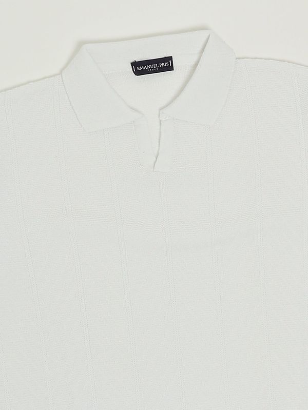3. Polo en coton pour garçon Blanc Emanuel Pris ets2214r
