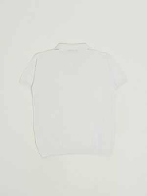 2. Polo de algodón para niño Blanco