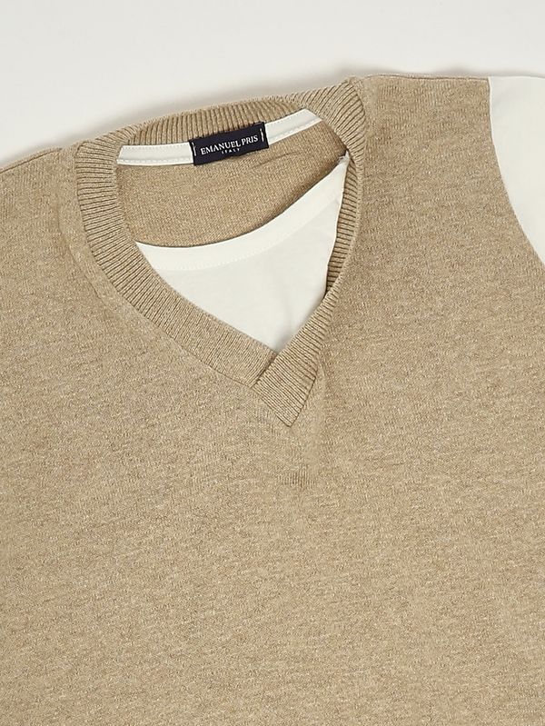 3. T-shirt en coton pour garçon Corde-Blanc Emanuel Pris ets3171r
