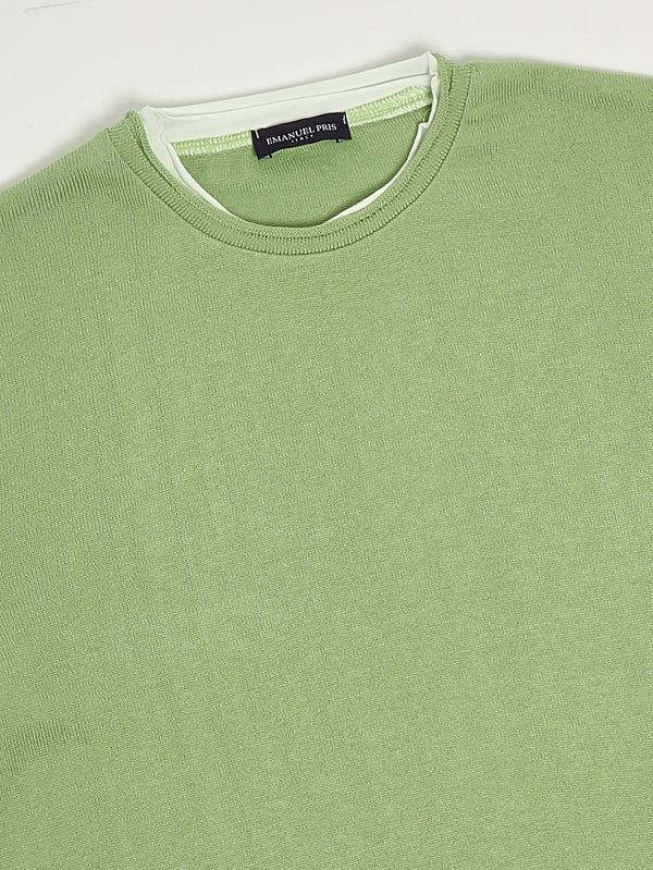 3. Boys' cotton T-shirt Sage Emanuel Pris ets3165r