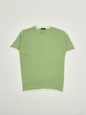 1. T-shirt en coton pour garçon Sauge