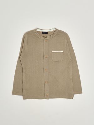 1. Gilet en coton pour garçon Corde