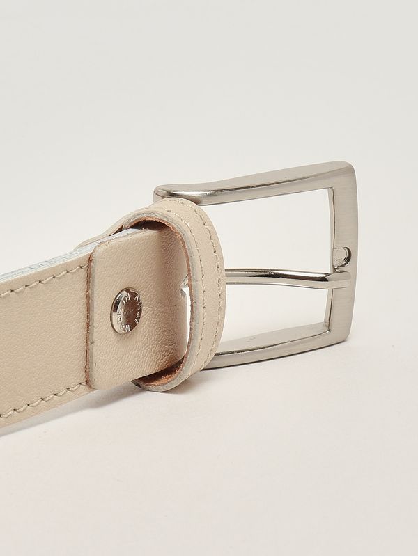 3. Boys' leather belt Beige Emanuel Pris ecn151r