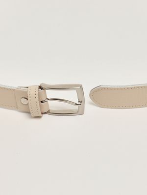 2. Ceinture en cuir pour bébé garçon Beige