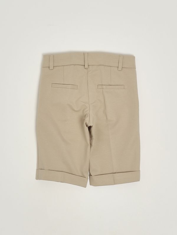 2. Bermuda garçon en coton stretch Beige Emanuel Pris ebm5135b