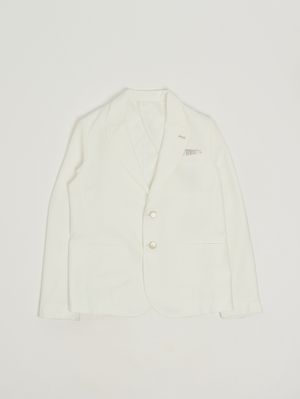1. Blazer bambino in misto viscosa Latte