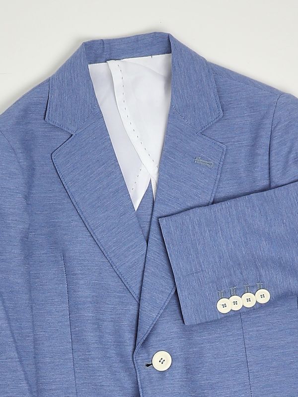 3. Jungen-Blazer aus Baumwollmix Hellblau Emanuel Pris egc1146mpr