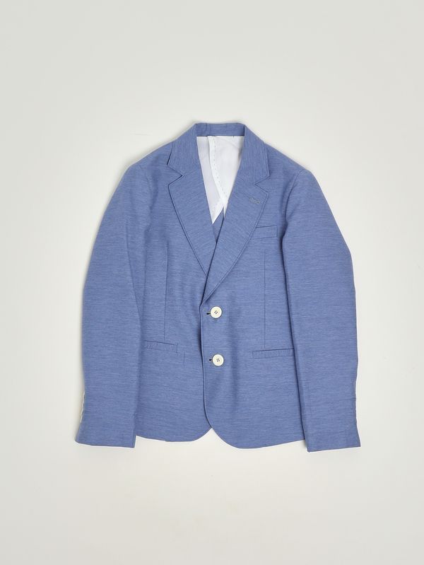 1. Jungen-Blazer aus Baumwollmix Hellblau Emanuel Pris egc1146mpr