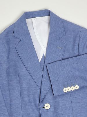 3. Jungen-Blazer aus Baumwollmix Hellblau