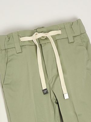3. Pantalone neonato in cotone stretch Salvia