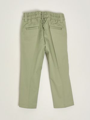 2. Pantalone neonato in cotone stretch Salvia