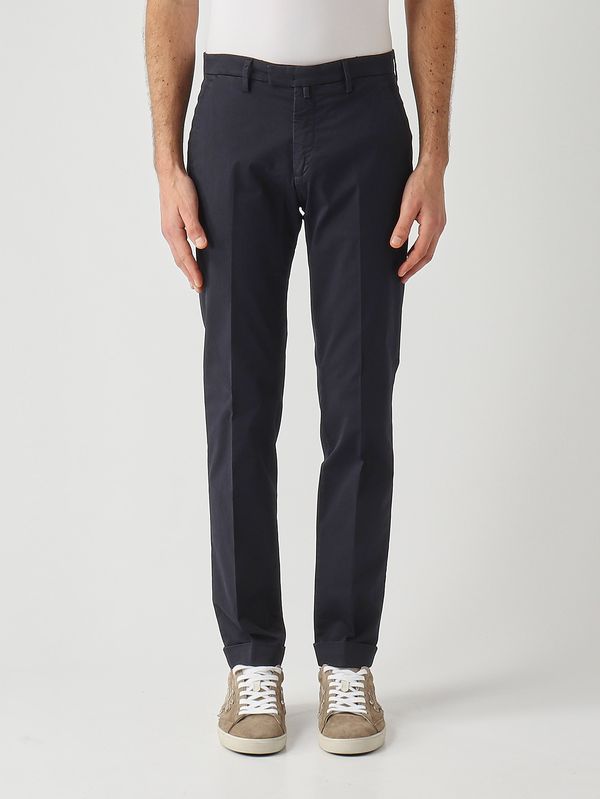 1. Herrenhose BG03 aus Stretch-Baumwolle Marine Briglia bg03300049