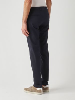 3. Herrenhose BG03 aus Stretch-Baumwolle Marine