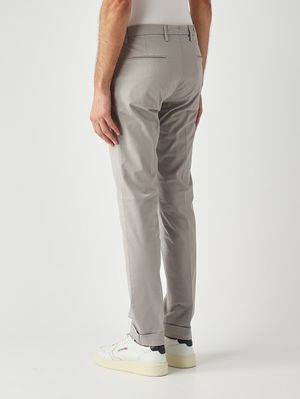 3. Pantalon homme BG03 en coton stretch Perle