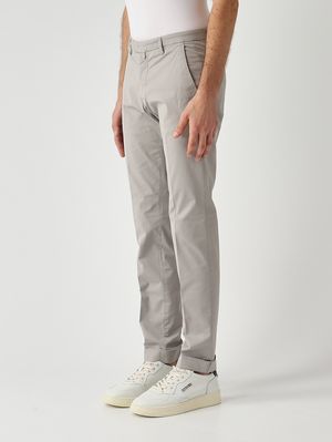 2. Pantalon homme BG03 en coton stretch Perle