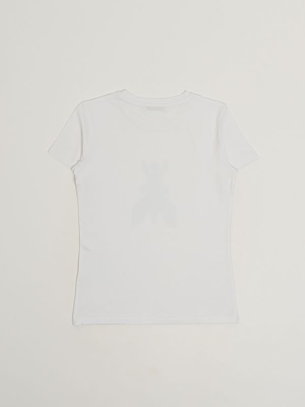 2. Girls' stretch viscose T-shirt White Patrizia Pepe 7m0924j051