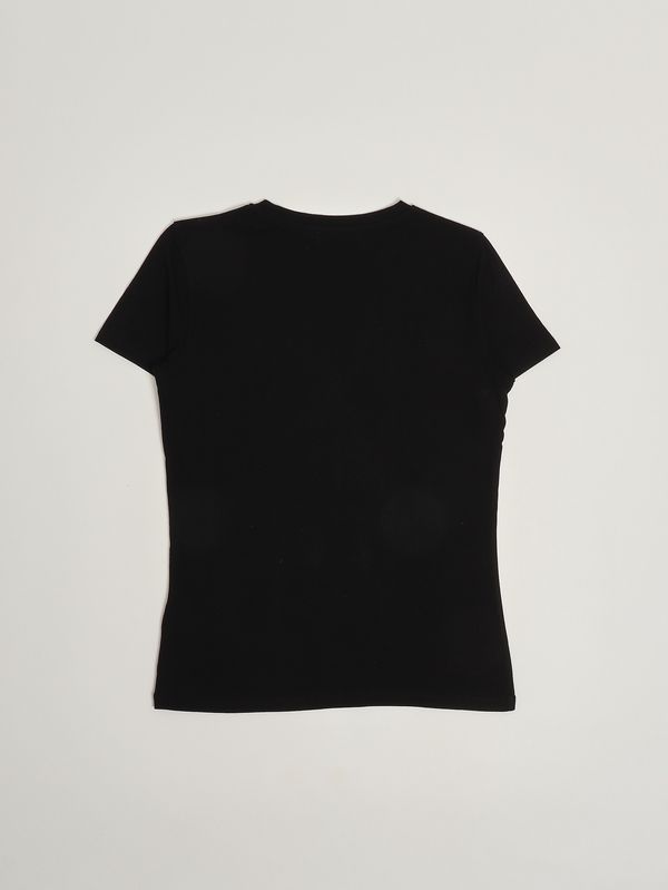 2. Mädchen-T-Shirt aus Stretch-Viskose Schwarz Patrizia Pepe 7m0924j051