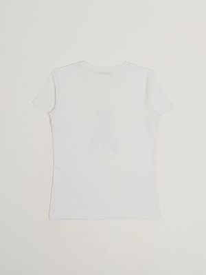 2. Girls' stretch viscose T-shirt White