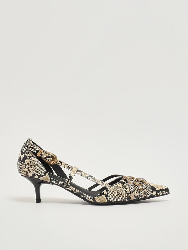 Escarpins femme Gloria en cuir Saint Python Pinko