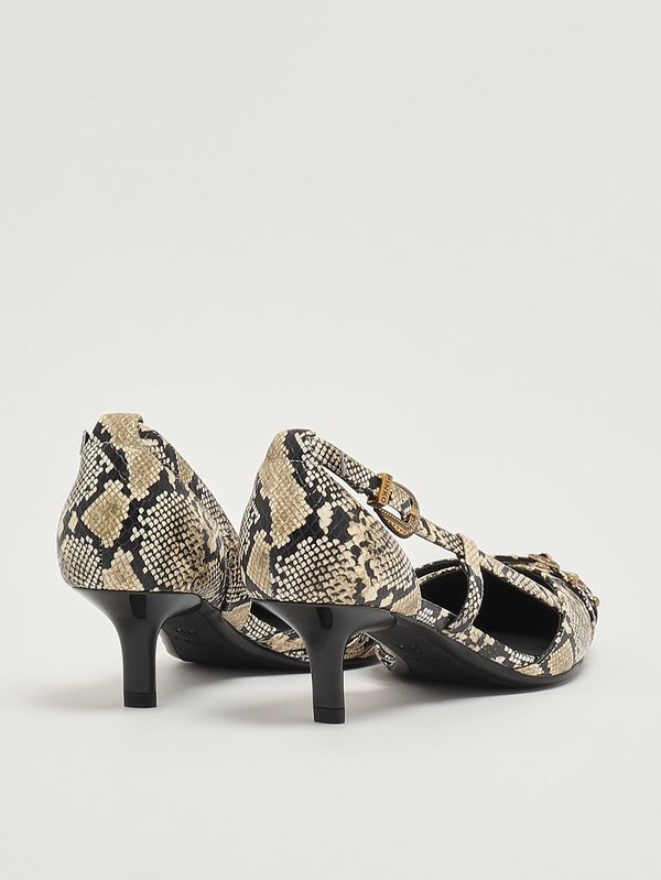 3. Escarpins femme Gloria en cuir Saint Python Pinko sd0485p042