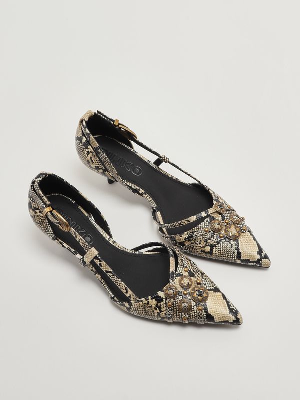 2. Escarpins femme Gloria en cuir Saint Python Pinko sd0485p042
