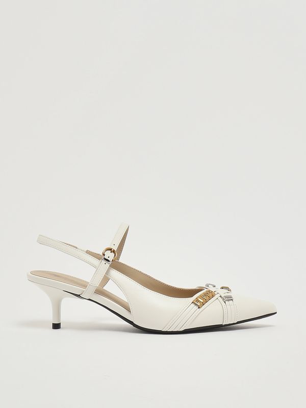 Escarpins Gloria 18 en cuir nappa pour femme Lait Pinko
