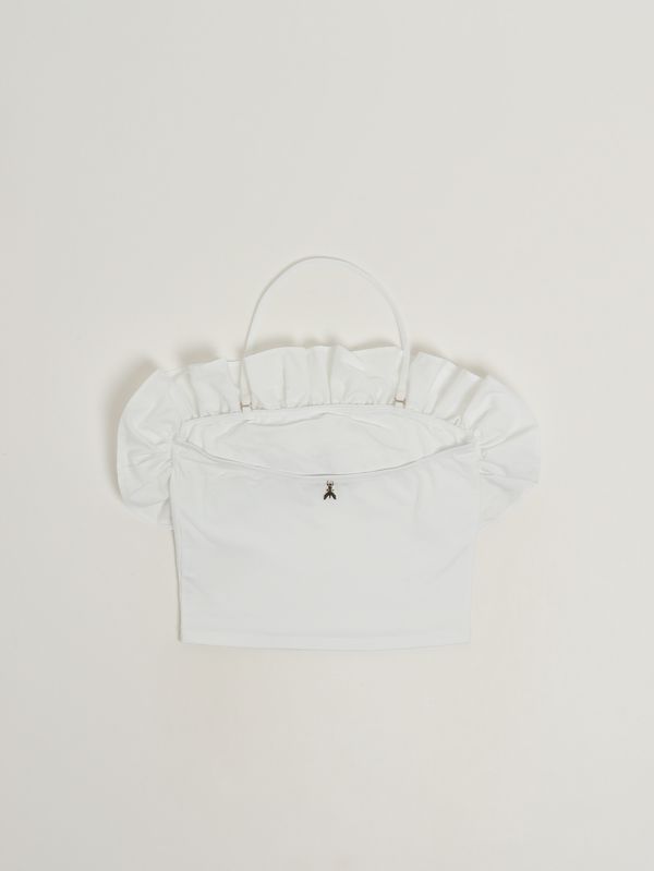2. Haut en coton stretch pour fille Blanc Patrizia Pepe 7m0970a562