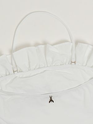3. Haut en coton stretch pour fille Blanc