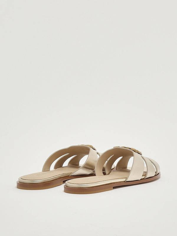 3. Sandalo donna Milly in pelle Platino Pinko sd0463p049