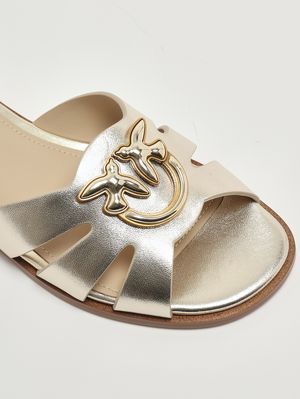 5. Sandalo donna Milly in pelle Platino