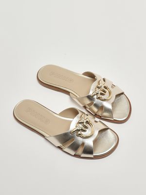 2. Sandalo donna Milly in pelle Platino