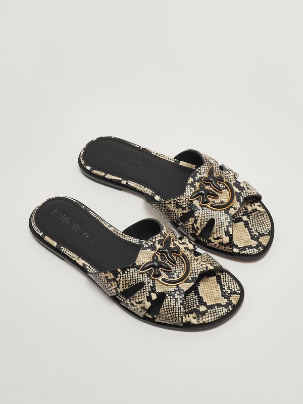 2. Milly women's leather sandal St. Python Pinko sd0463p042