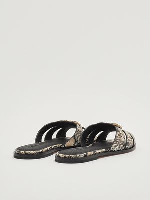 3. Milly women's leather sandal St. Python