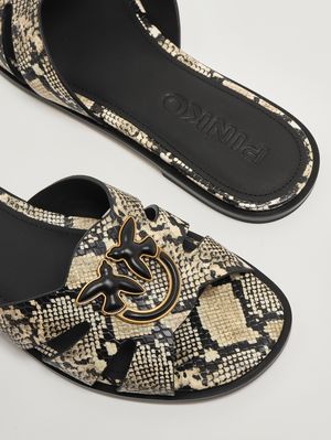 4. Milly women's leather sandal St. Python