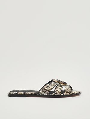 1. Milly women's leather sandal St. Python