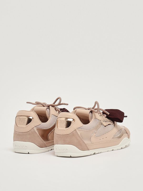 3. Zapatillas de mujer Yulia de piel Rosa Pinko ss0185p020