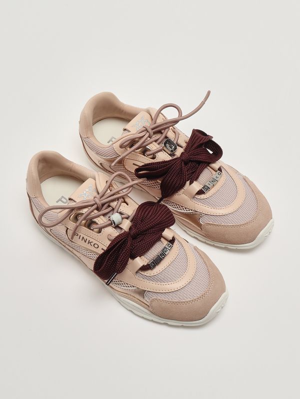 2. Zapatillas de mujer Yulia de piel Rosa Pinko ss0185p020