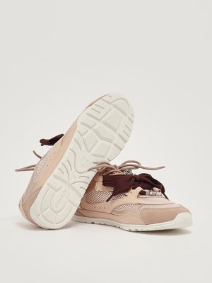 4. Zapatillas de mujer Yulia de piel Rosa
