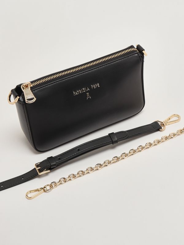 5. Mädchenhandtasche aus Kunstleder Schwarz Patrizia Pepe 7b0025e005