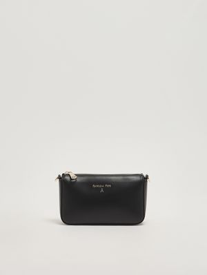 1. Mädchenhandtasche aus Kunstleder Schwarz