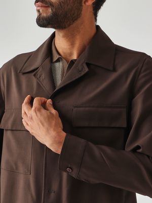 5. Herren-Overshirt John aus Wolle Moro