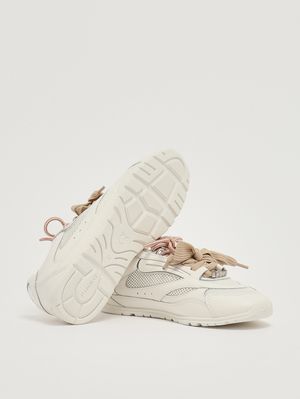 4. Zapatillas de mujer Yulia de piel Blanco