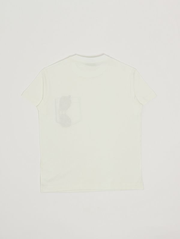 2. Girls' cotton T-shirt White Fendi jmi5007aj